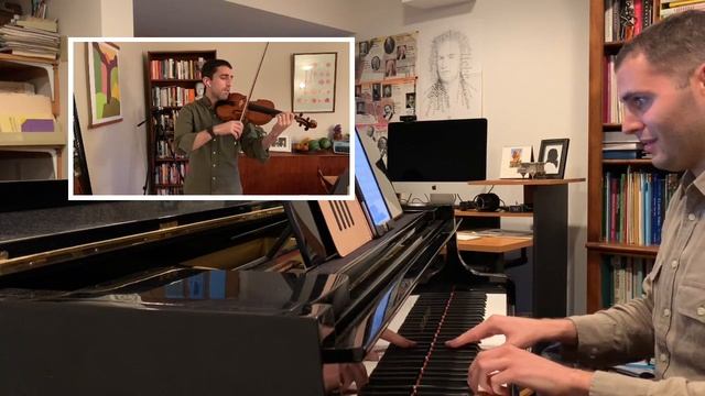 Edward Elgar - Salut d'amour for violin & piano смотреть онлайн