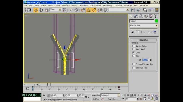 how to create a 3dsmax zipper rig #artist #3d #learning смотреть онлайн