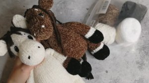 Видеообзор что получилось из заказанной мною пряжи микровелюр