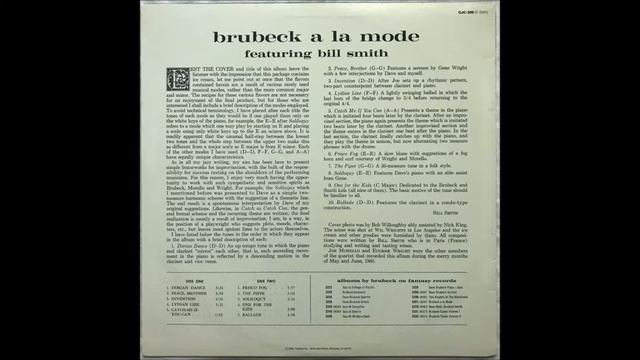 One For The Kids // Dave Brubeck feat. Bill Smith смотреть онлайн