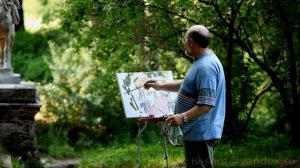 Футаж художник. Painter.mp4