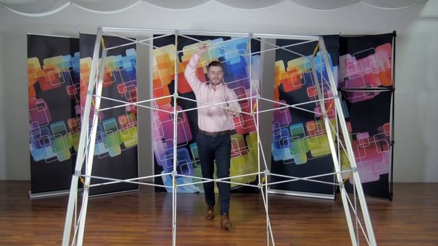 Embrace Lite Push-fit Tension Fabric Display