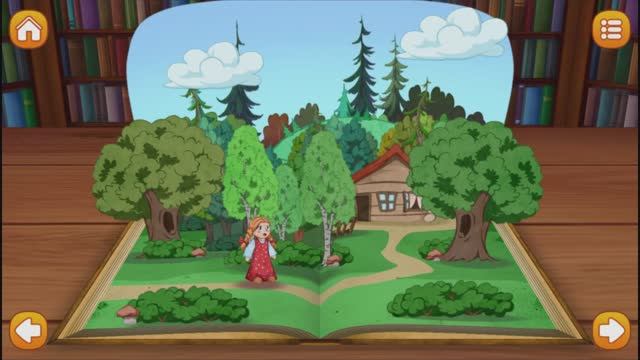 Игра "Сказка - Три медведя", Развивающая игра для детей.