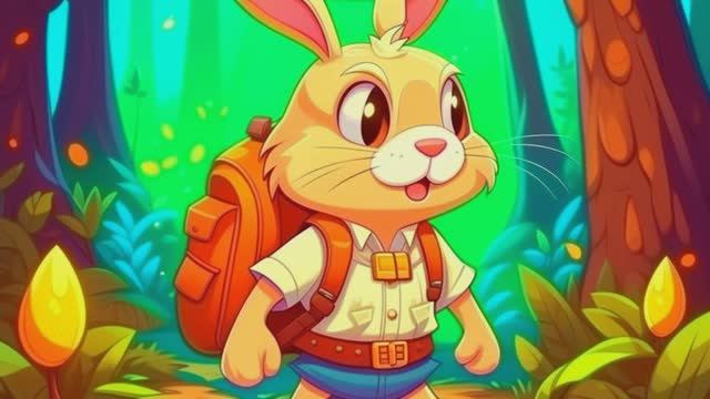 Сказка о Смелом Зайчонке ! Сказки на ночь для малышей . смотреть онлайн