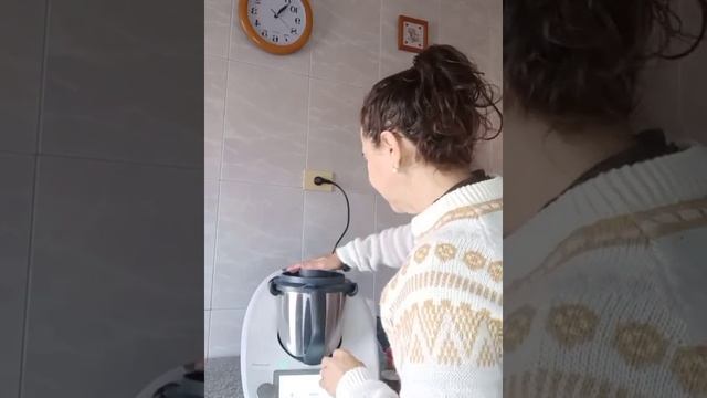 Timbal de salmón con la salsa holandesa, fácil y rico con Thermomix