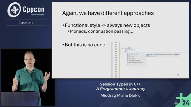 Session Types in C++ - A Programmer's Journey - Miodrag Misha Djukic - CppCon 2024