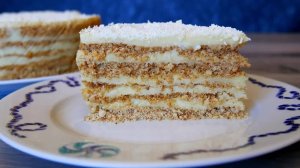 Торт 'Пломбир' без духовки и печенья — вкус детства! 🎂🍦