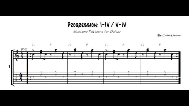 Salsa: Afro Cuban Montunos For Guitar music instructional book смотреть онлайн