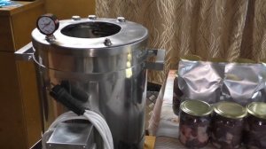 Тушенка из "дикого"мяса. Реторт пакеты, СКО и твист в автоклаве НЕФОР.