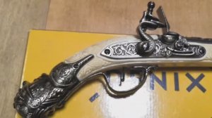 Пистоль кремневый Германия 17 век слоновая кость, Flintlock pistol, Germany 17th. C., Denix 5314