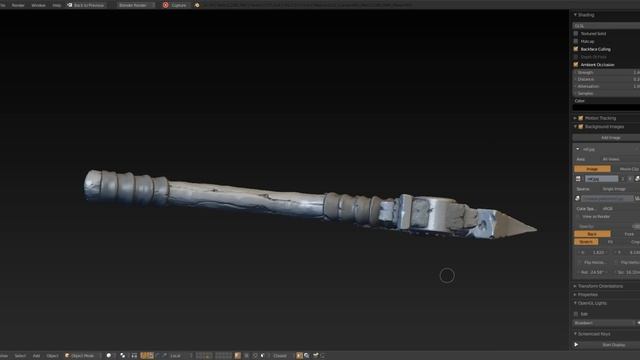 Axe test (Blender sculpt) смотреть онлайн