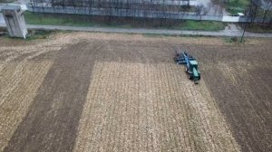 John Deere 8230 + Lemken Rubin 10 - uprawa po kukurydzy