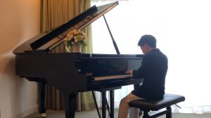 Bach : Two-part invention in F major , R.Shchedrin : Toccatina-Collage.