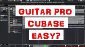 Создание трека в Guitar Pro и Cubase.