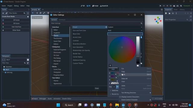 How to get a dark theme in GODOT 4.0 смотреть онлайн