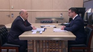 М.Мишустин обсудил с С.Серебряковым, как в условиях западных санкций наращивать объемы производства.
