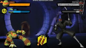 Черепашки ниндзя. Лео и Мики. Бой с мутантами