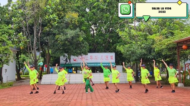 Salsa Lavida 2022 - Line Dance Choreo Supiyati  DIY   n Ella Miza  Demo by Morning Tea