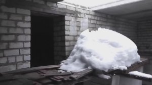 Видео отчет состояния стройки после зимы, состояние фундамента дома, цоколь из силикатного кирпича.