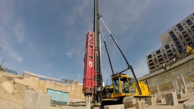 Woltman 50 PR-FF with PVE 4-6NL driving piles in Washington DC x16 speed смотреть онлайн
