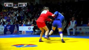 KAZANTSEVA Daria (FIAS 1) vs FILIPPOVICH Anastasia (FIAS 1). World #SAMBO Cup 2024 Yerevan, Armenia