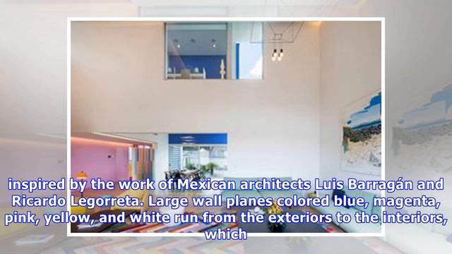 Barragán-inspired color-blocked home rises in Mexico смотреть онлайн