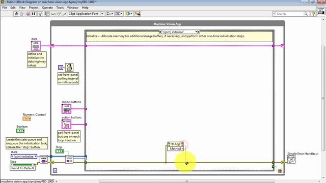 NI Vision: (qsm) initialize: Front-Panel смотреть онлайн
