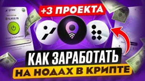 КАК ЗАРАБАТЫВАТЬ НА НОДАХ! ПОЛНЫЙ ГАЙД за 13 МИНУТ! СКОЛЬКО ПЛАТЯТ? 3 ЛУЧШИЕ НОДЫ с AIRDROP на $300