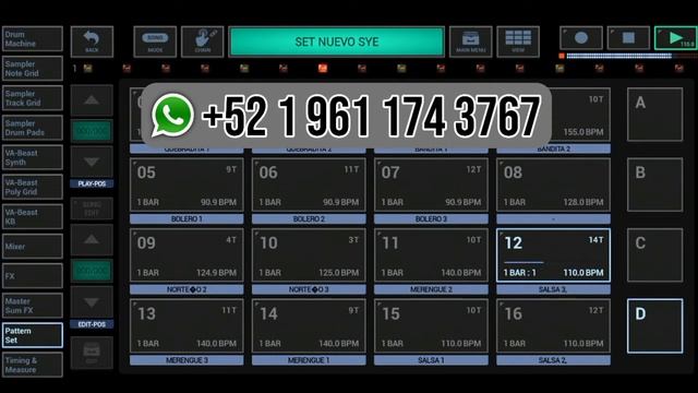 Caja de ritmo en android - Salsa & merengue - G Stomper modificada - R8-MKII смотреть онлайн