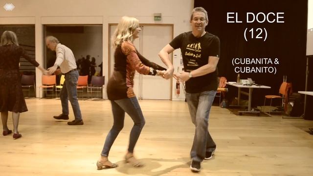 Cuban Salsa Moves #8 -  El doce (12)  (Cubanita & Cubanito) смотреть онлайн