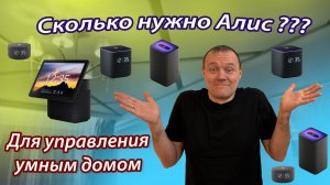 Сколько нужно Алис для управления Умным домом?