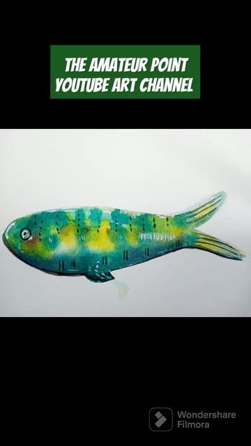 watercolor fish 🐟 #short #watercolor #art #painting #artvideo #artist #aguarela #pintura #sketch смотреть онлайн