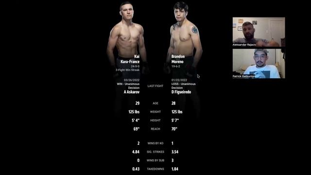 UFC 277 Brandon Moreno vs Kai Kara-France - Fight Prediction - 101 MMA Clinic