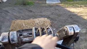 #91#Мини погрузчик своими руками, испытание.