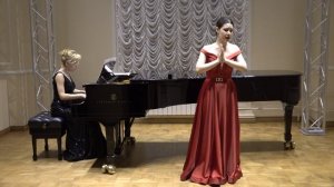 П.И.Чайковский-романс «Ночи безумные» исполняет Анастасия Булавкина