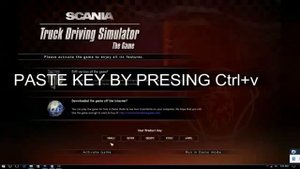 Scania truck driving simulator free key