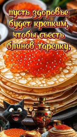 Поздравляю с Масленицей.