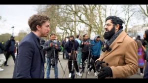 Muslim Confronted On Stoning Women By Atheist | Speakers Corner