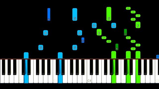 Rondeau (Abdelazer Suite) - Henry Purcell Piano Tutorial смотреть онлайн