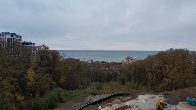 Дом №10  4 этаж , вид на море из окон ЖК Оливия