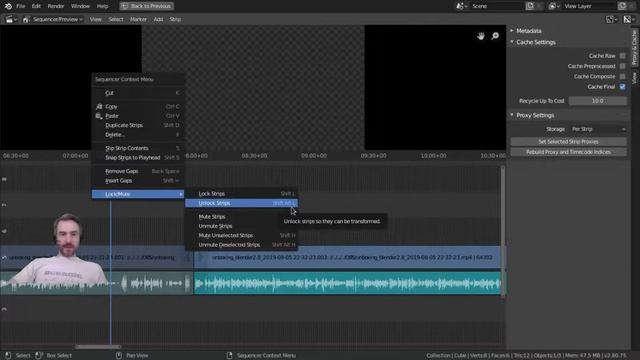 Video Editing in Blender 2.8 - First Impressions | Part 4: Context Menu & Shortcuts смотреть онлайн