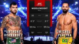 UFC Seattle: Anthony Hernandez vs Michel Pereira ｜ FULL FIGHT ｜