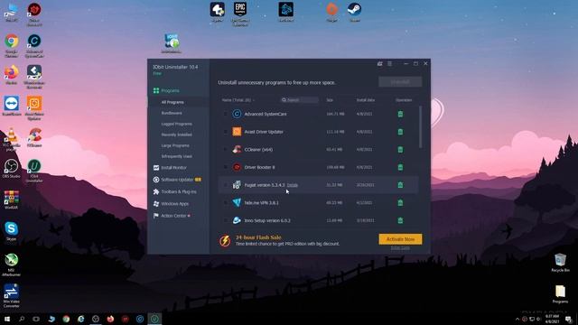 IObit Uninstaller Pro 10 4 0 12 2021 Crack ver смотреть онлайн