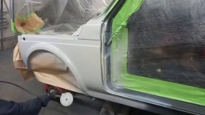 НИВА. Быстрая замена и покраска крыла