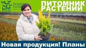ПИТОМНИК РАСТЕНИЙ. Новая продукция! Дальнейшие планы