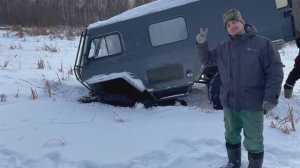Тестирование снегоболотохода Сапсан