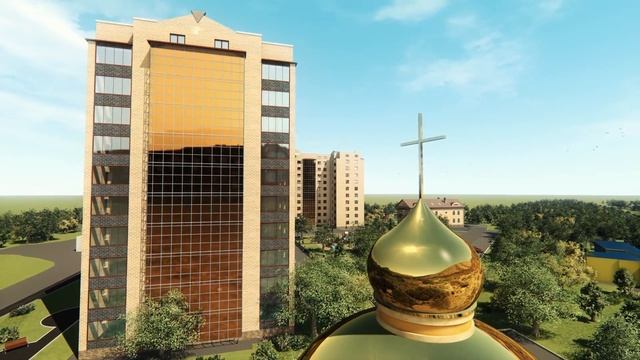 The residential complex "Social". Architecture animation смотреть онлайн