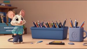Сказка мышонок и карандаш ! Сказки на ночь для малышей . мульт .