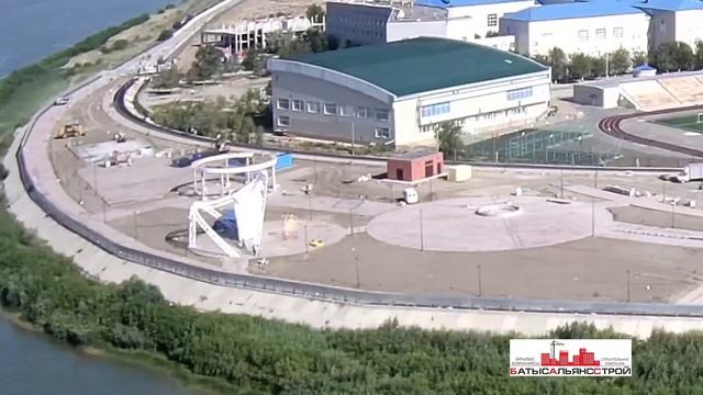 8 месяцев строительства парка «Молодежи» в Атырау за 1 минуту! смотреть онлайн