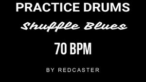 BLUES SHUFFLE DRUMS BACKING TRACK - PISTA DE BATERÌA PARA BLUES 70 BPM